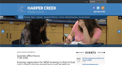 Desktop Screenshot of ms.harpercreek.net